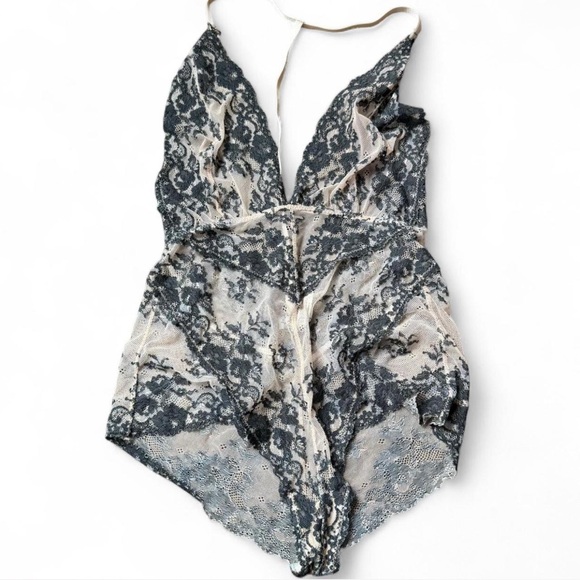 Free People Grunge Whimsy body suit Fairycore whimsigoth soft girl alt - Picture 1 of 4